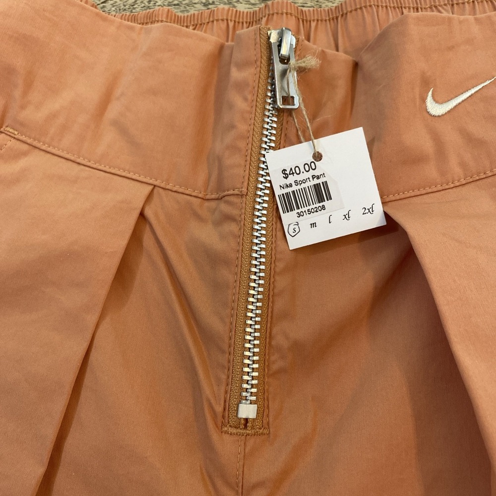 NEW Nike Sportswear Everything Wovens Women's Mid-Rise Open-Hem Pants ORANGE M - Picture 9 of 15